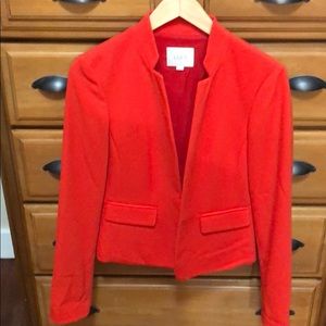 Bright orange LOFT blazer